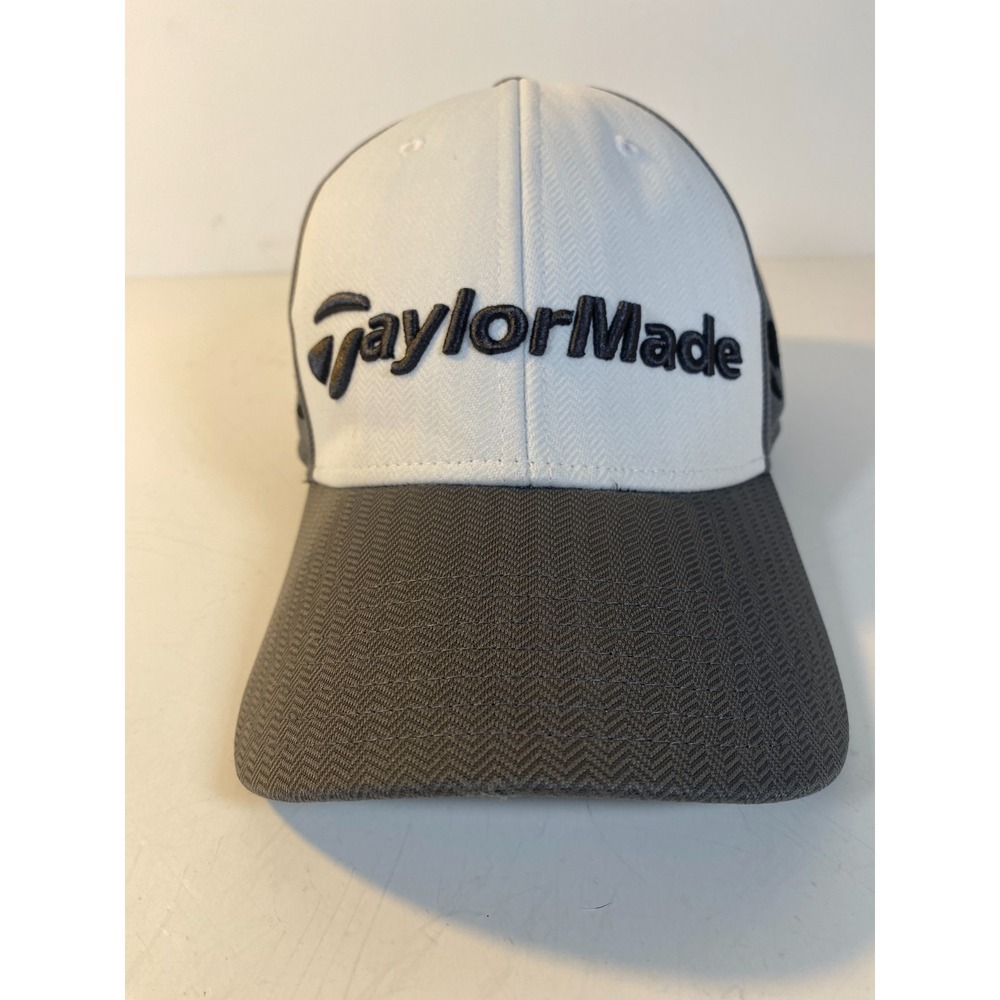 TaylorMadeβ Golf Hat TP5 Hook & Loop Gray White